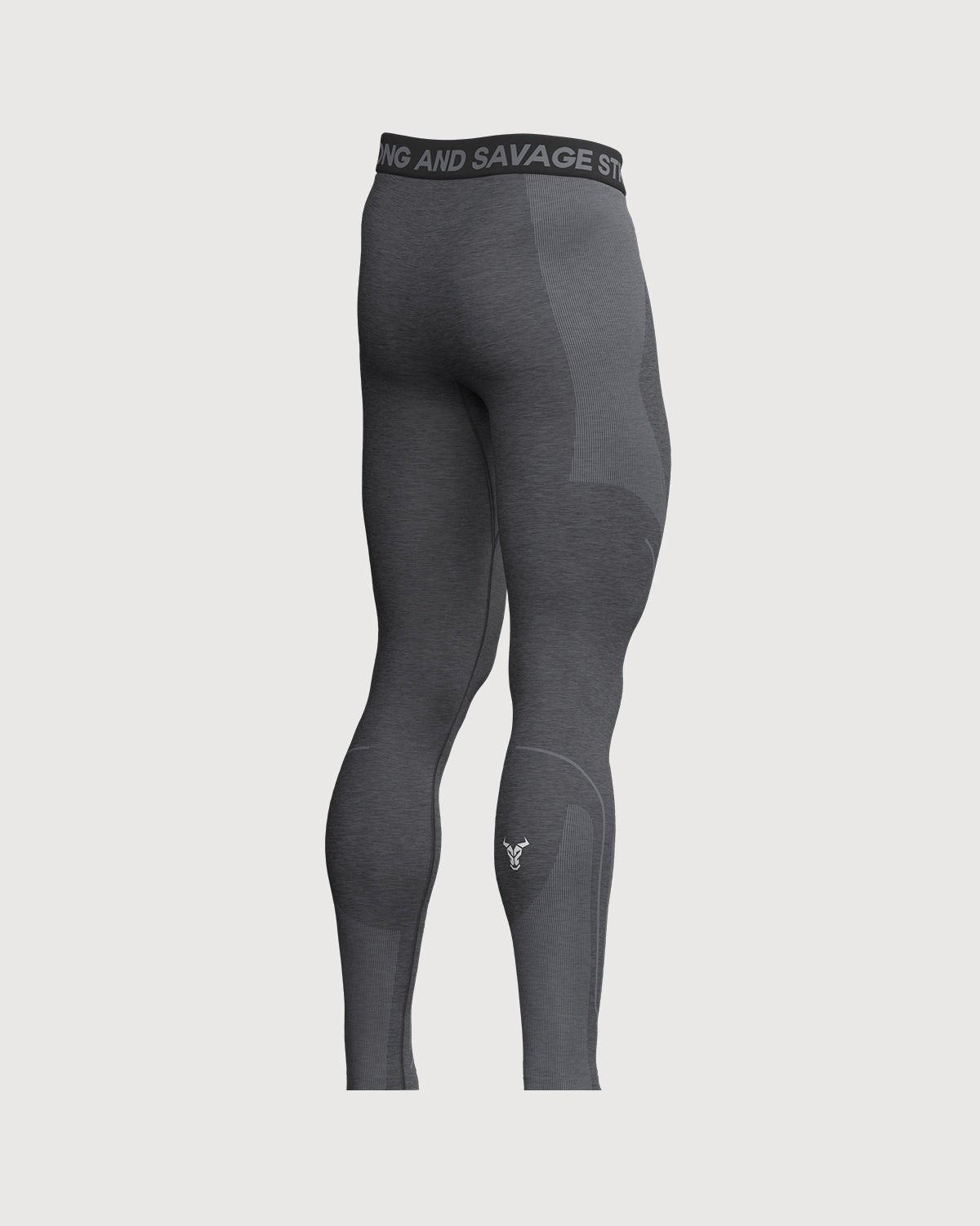 Progress Seamless Leggings - Noir Chiné