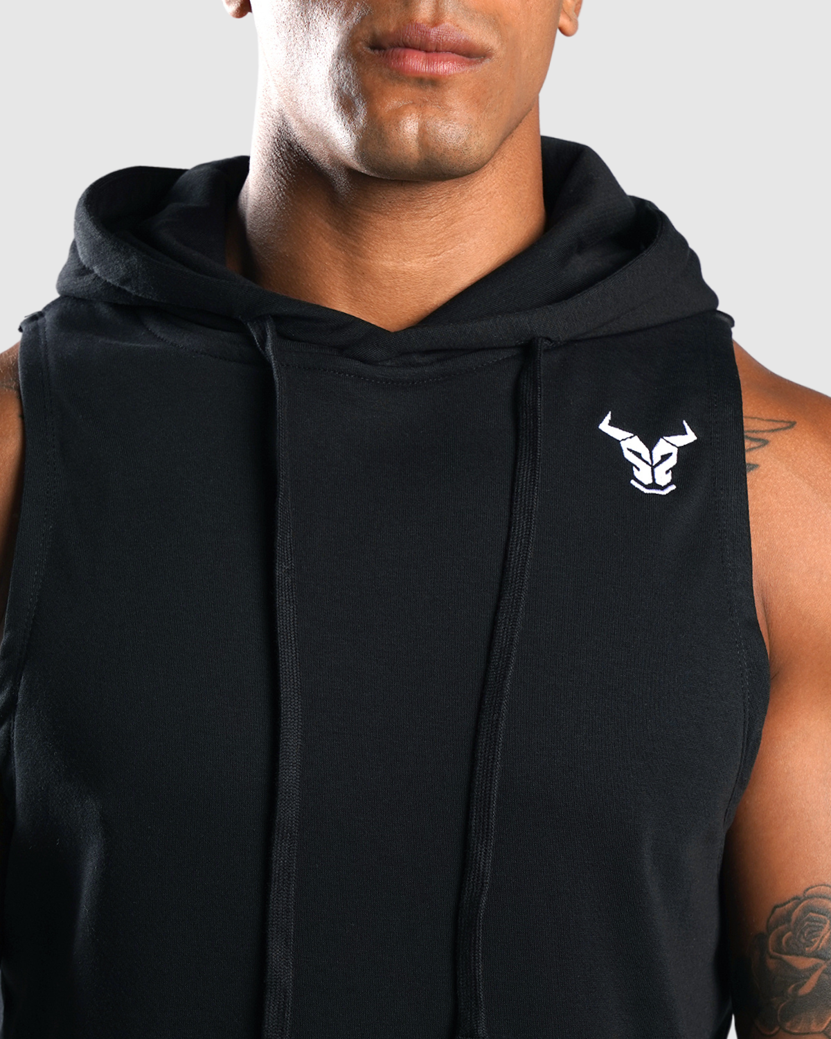 Essential Sweat à Capuche Sans Manches - Noir