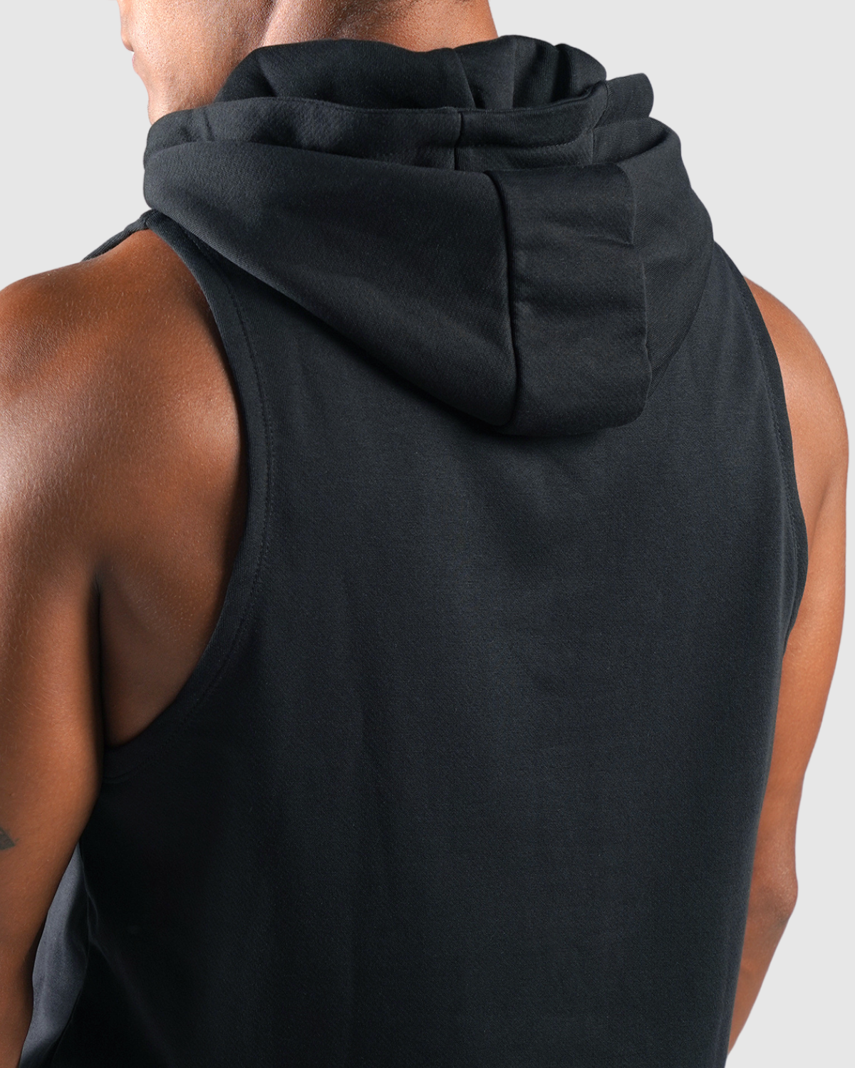 Essential Sweat à Capuche Sans Manches - Noir