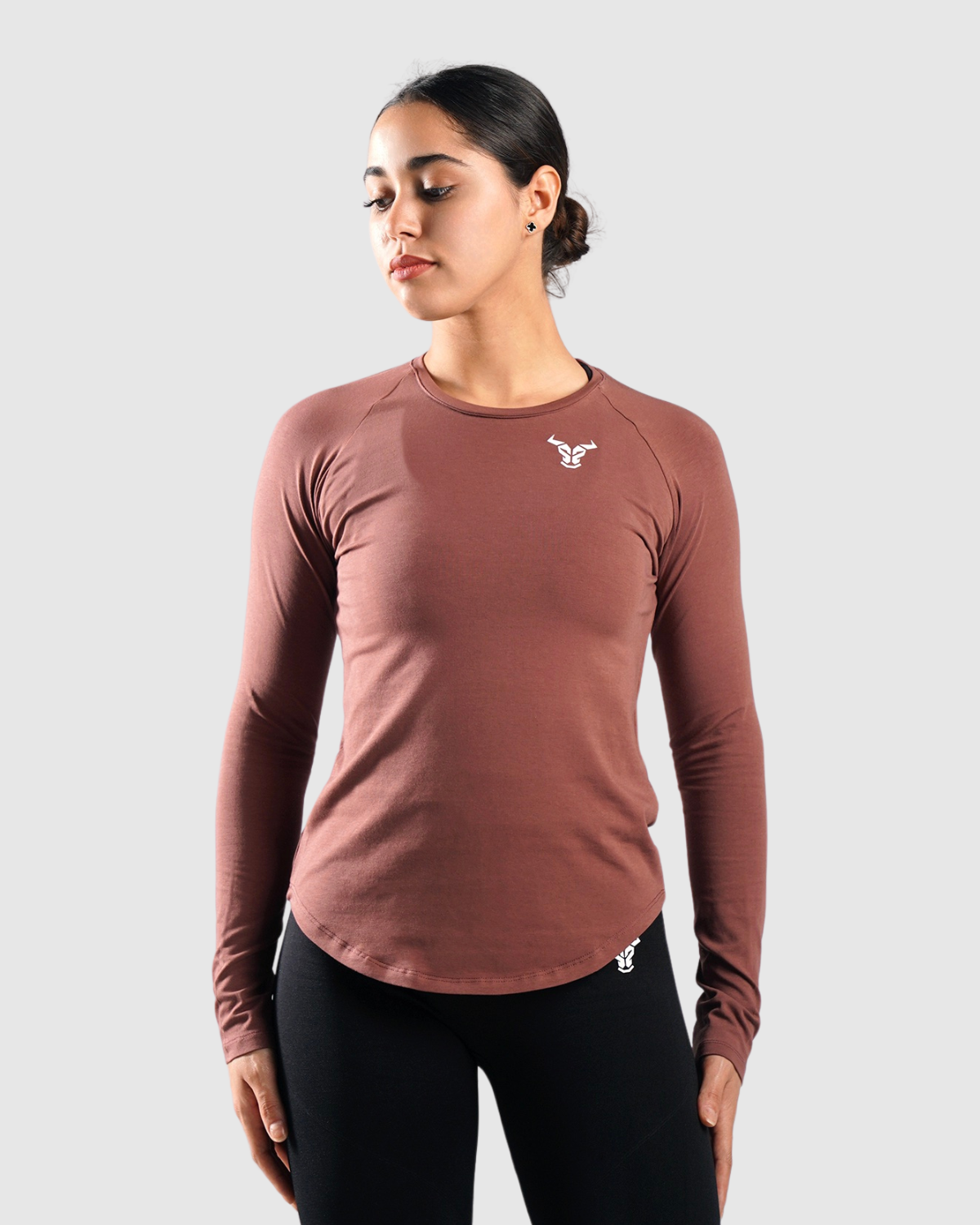 Essential Manches Longues Femme - Bordeaux