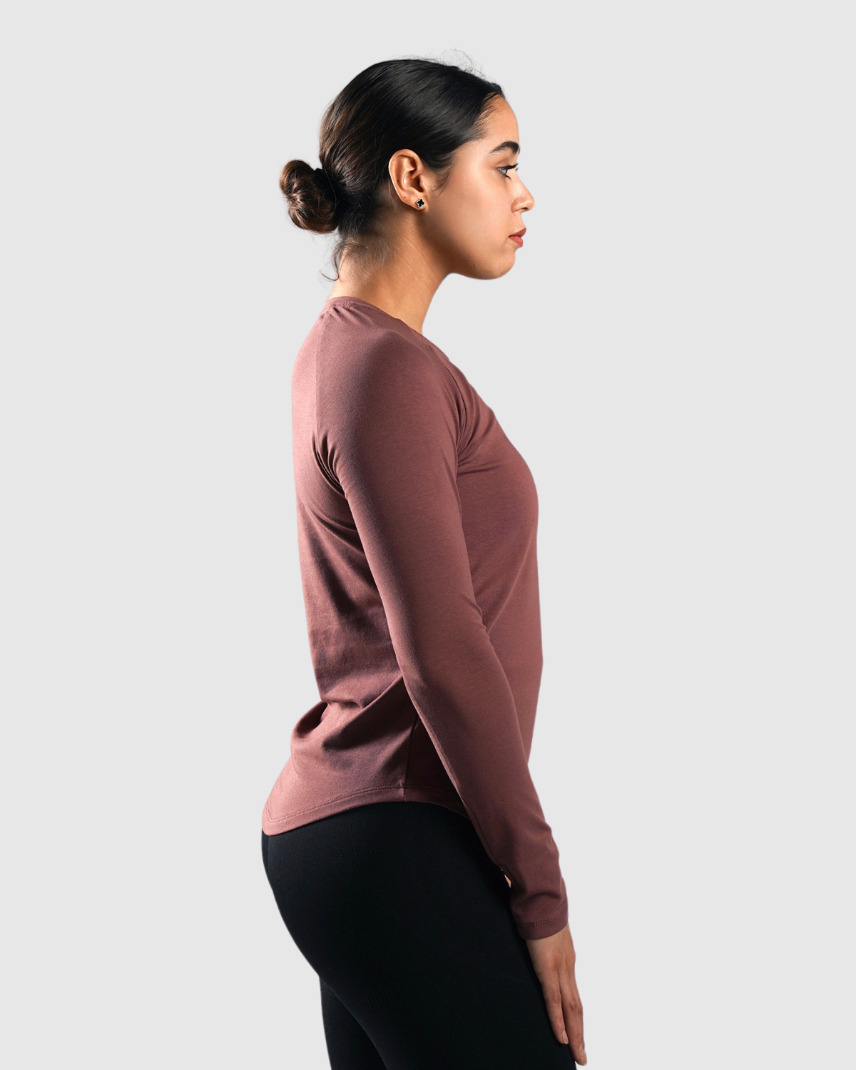 Essential Manches Longues Femme - Bordeaux