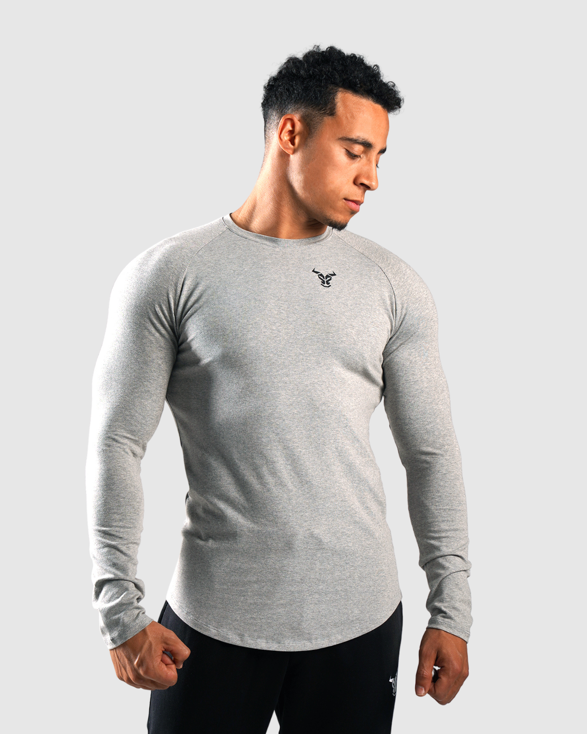 Essential Long Sleeve - Grey Marl
