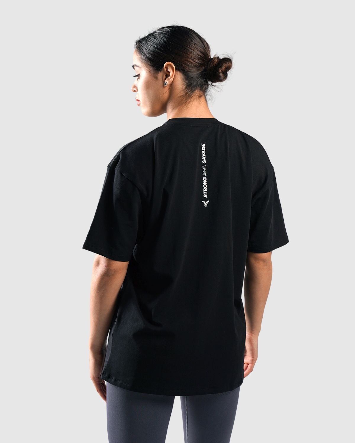 Essential Oversized Women T-shirt - Black