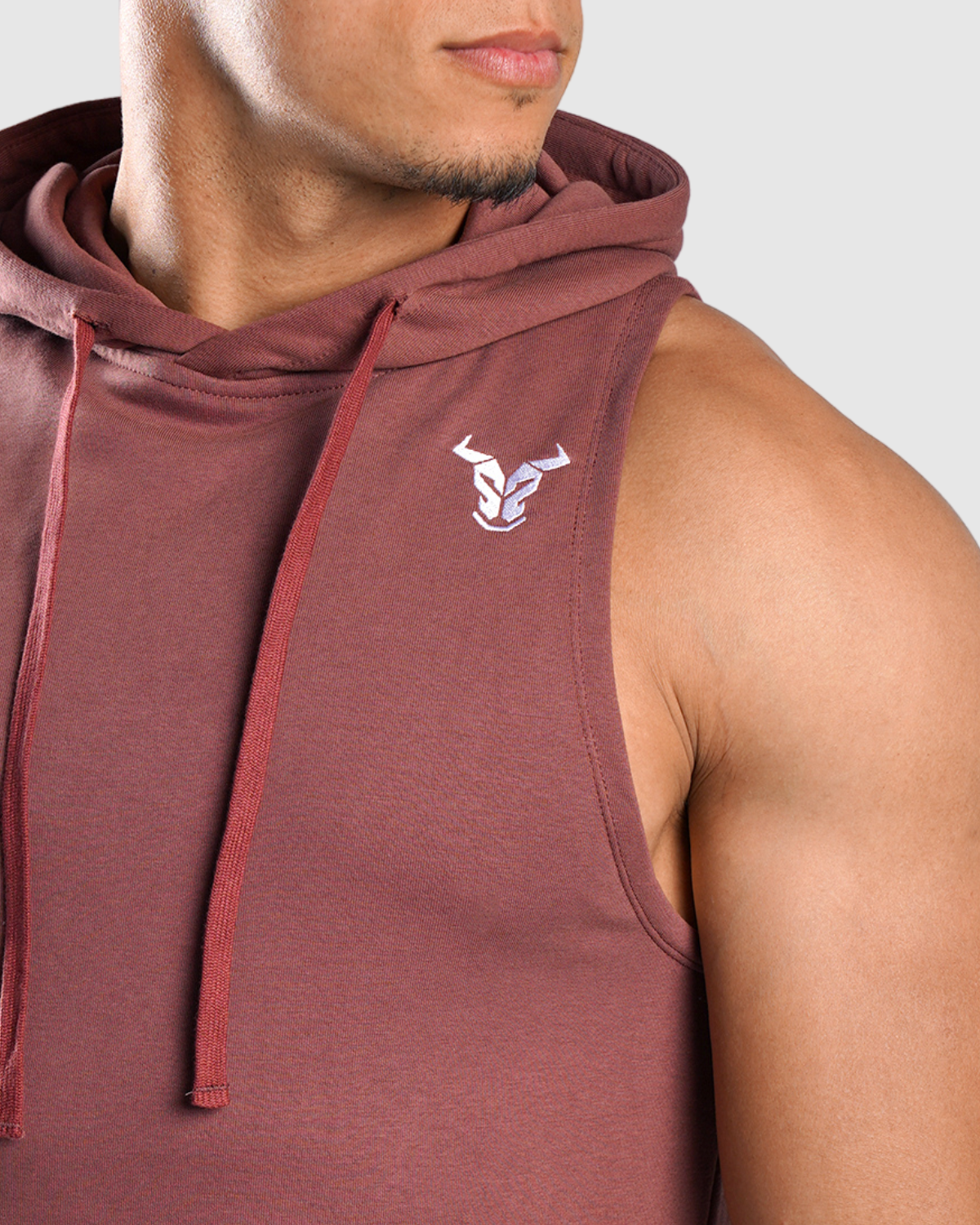 Essential Sweat à Capuche Sans Manches - Bordeaux