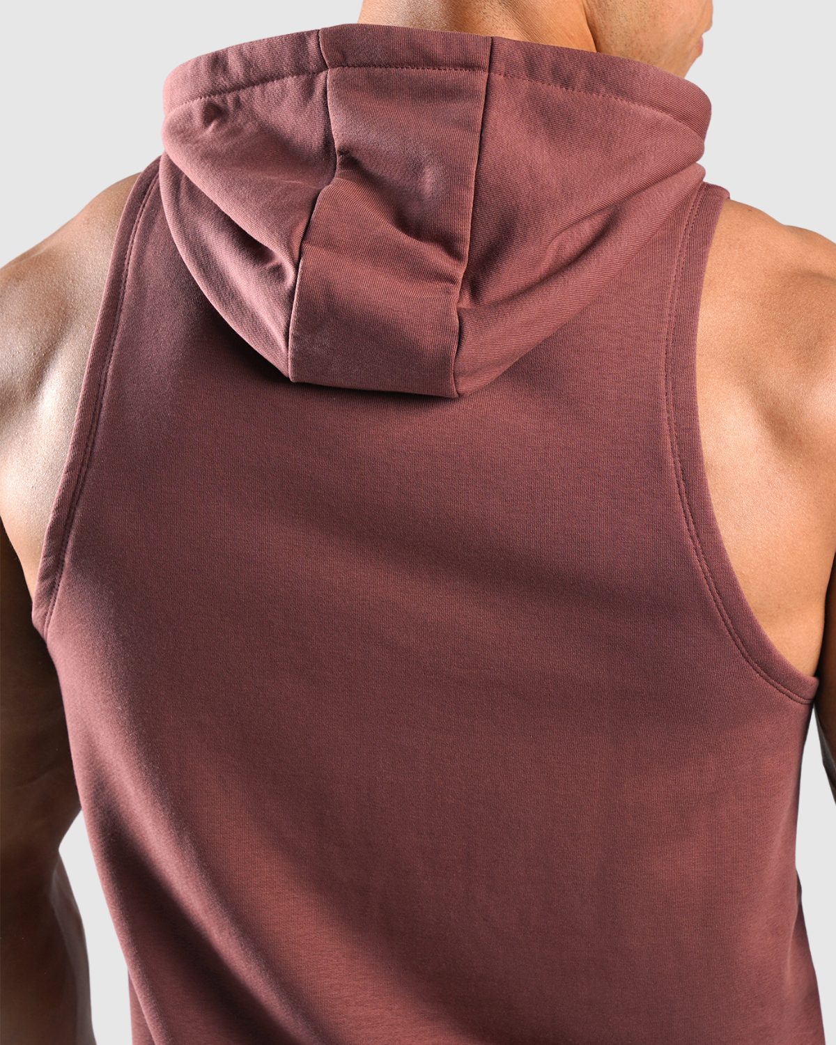 Essential Sweat à Capuche Sans Manches - Bordeaux