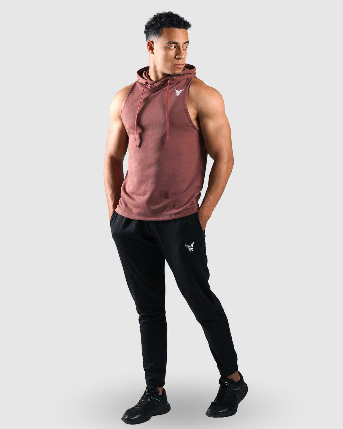 Essential Sweat à Capuche Sans Manches - Bordeaux