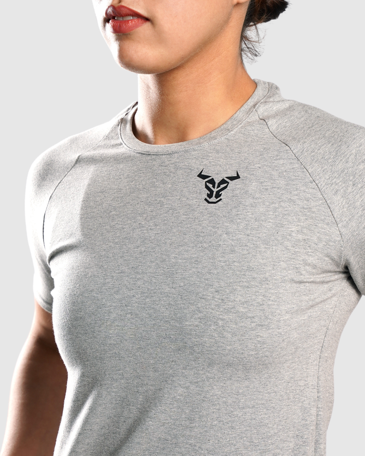 Essential T-shirt Women - Grey Marl