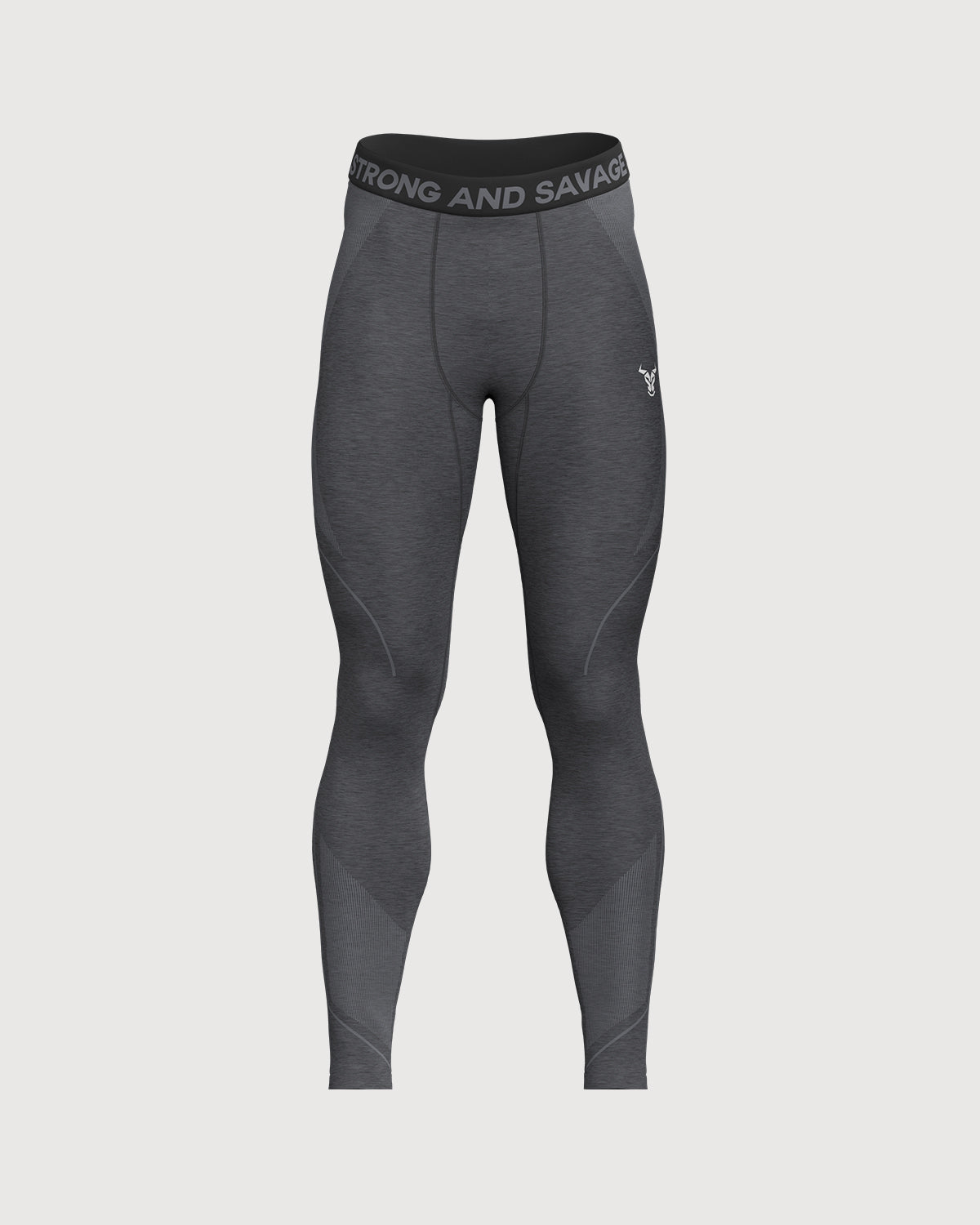 Progress Seamless Leggings - Noir Chiné