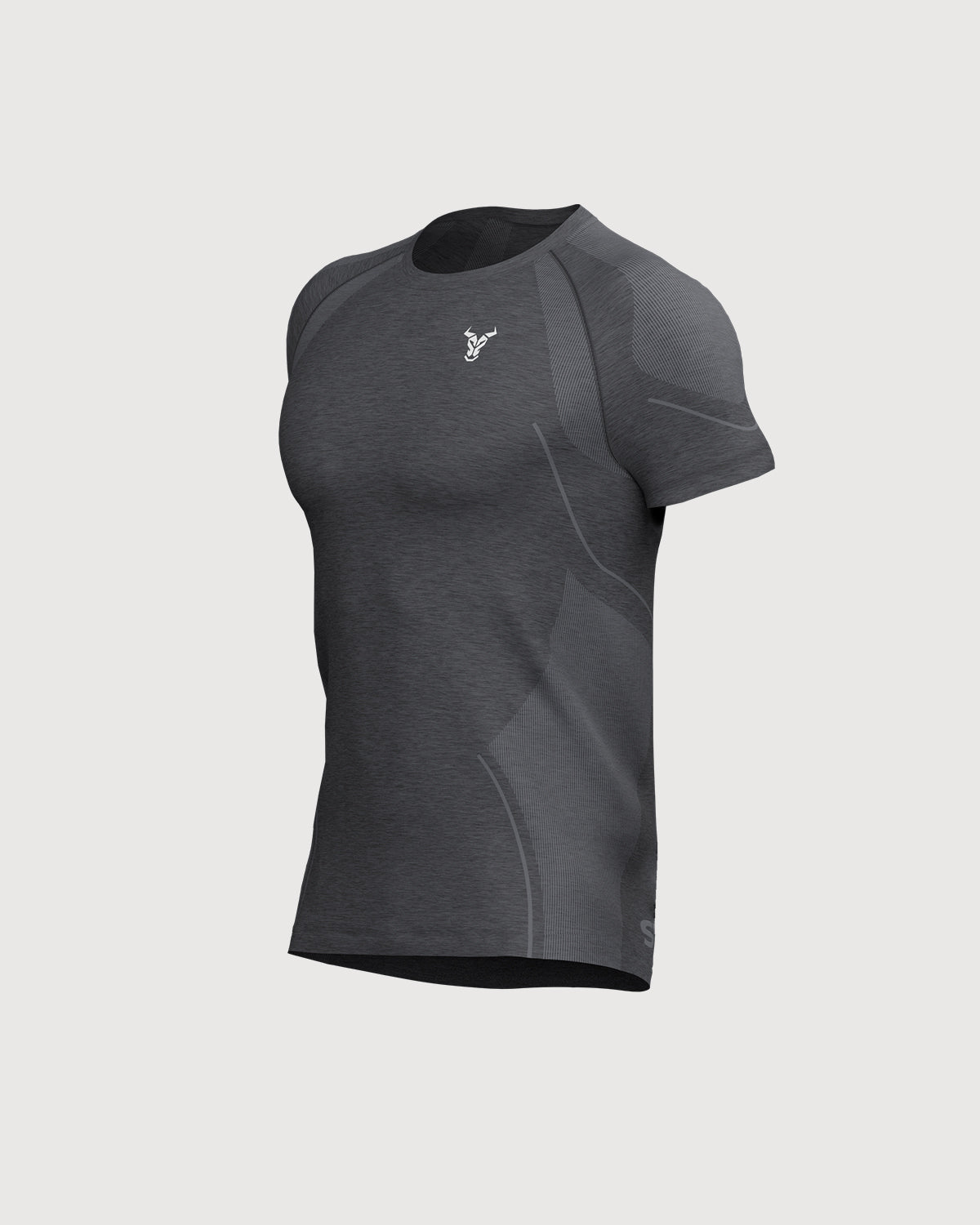 Progress Seamless T-shirt - Noir chiné
