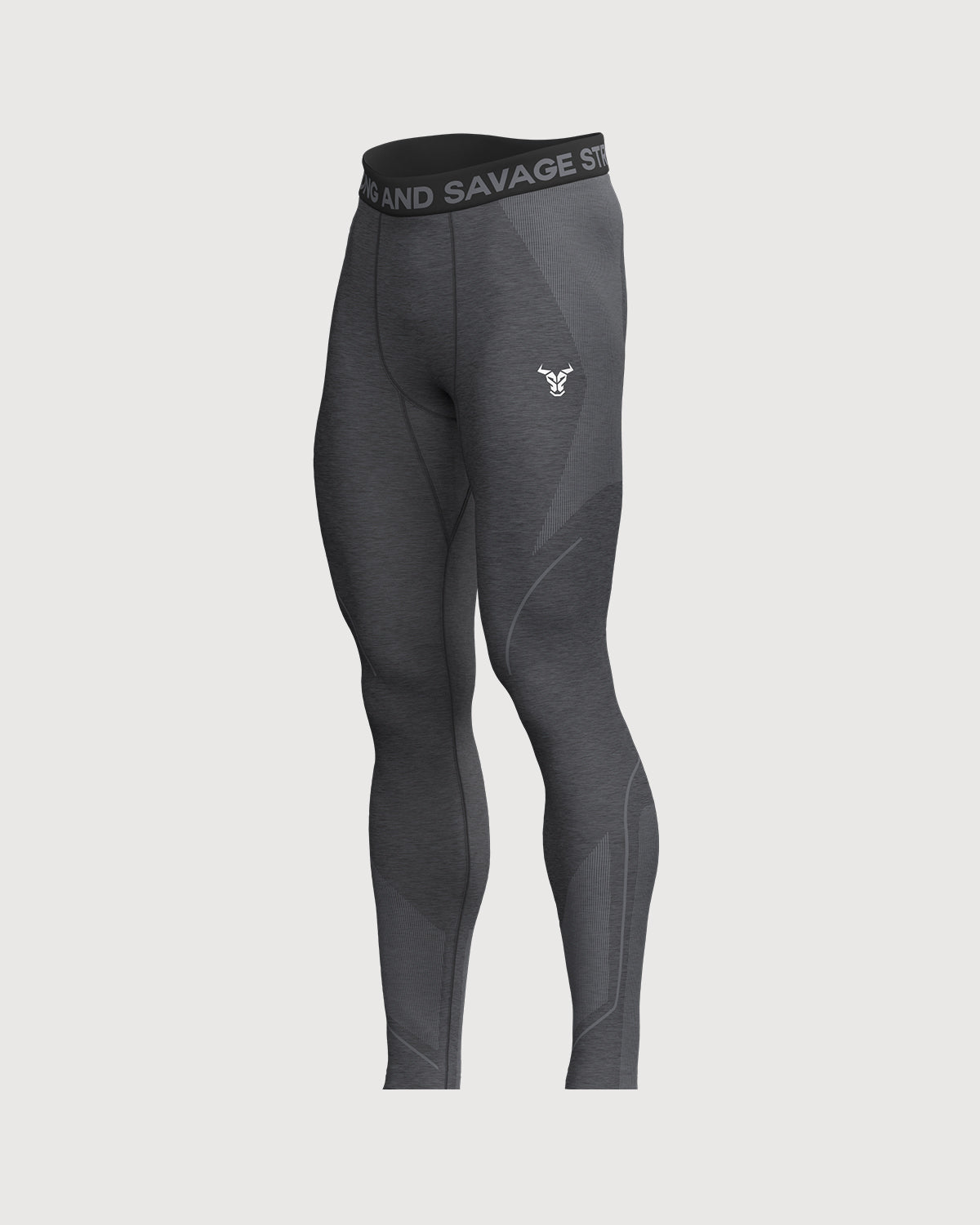 Progress Seamless Leggings - Noir Chiné