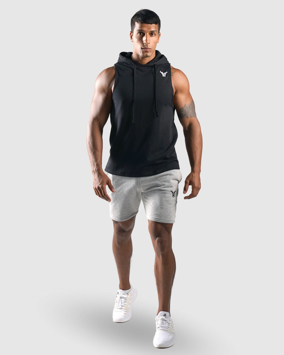 Essential Sweat à Capuche Sans Manches - Noir