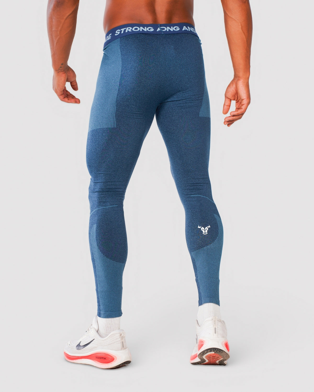 Progress Seamless Leggings - Navy Marl