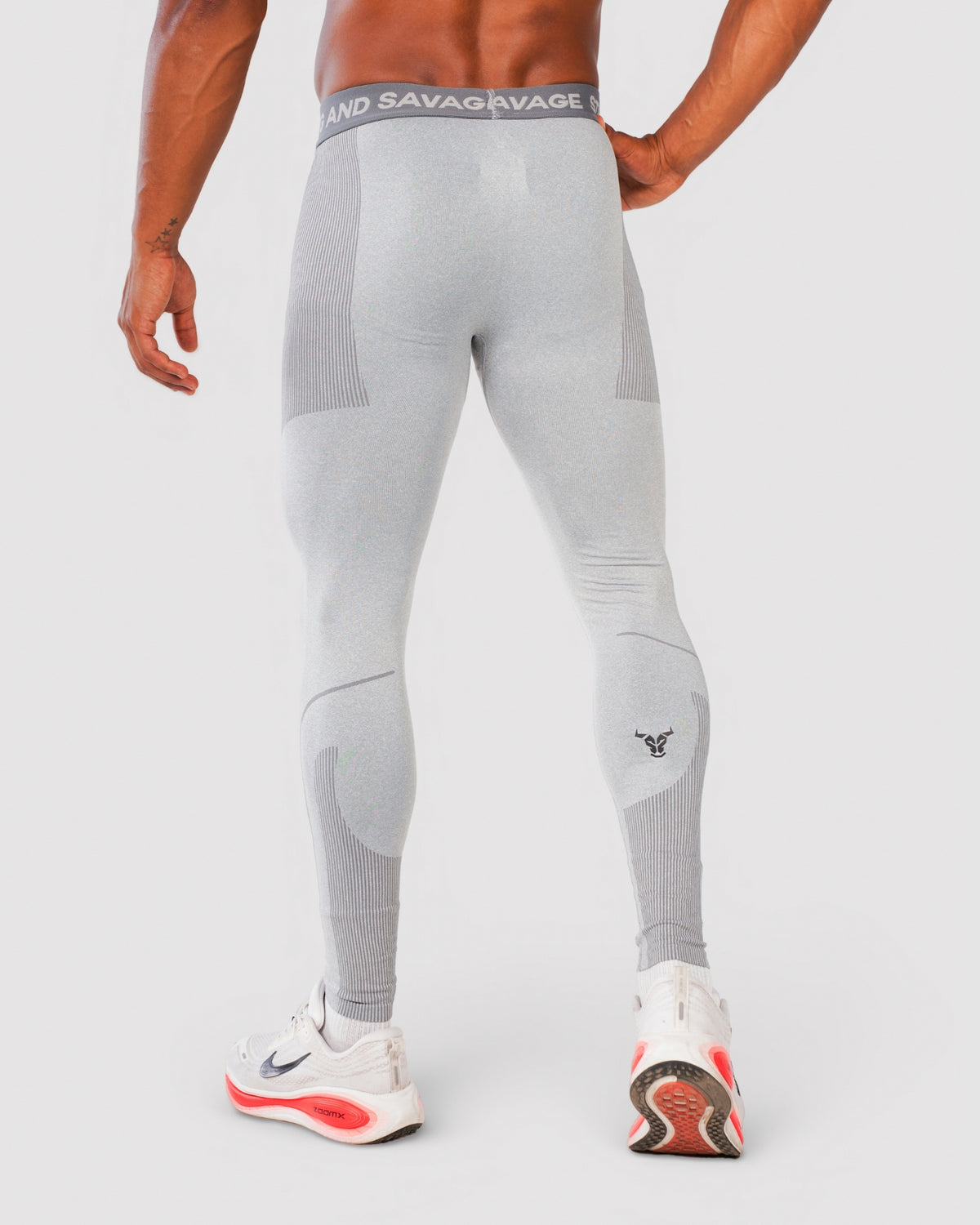 Progress Seamless Leggings - Grey Marl