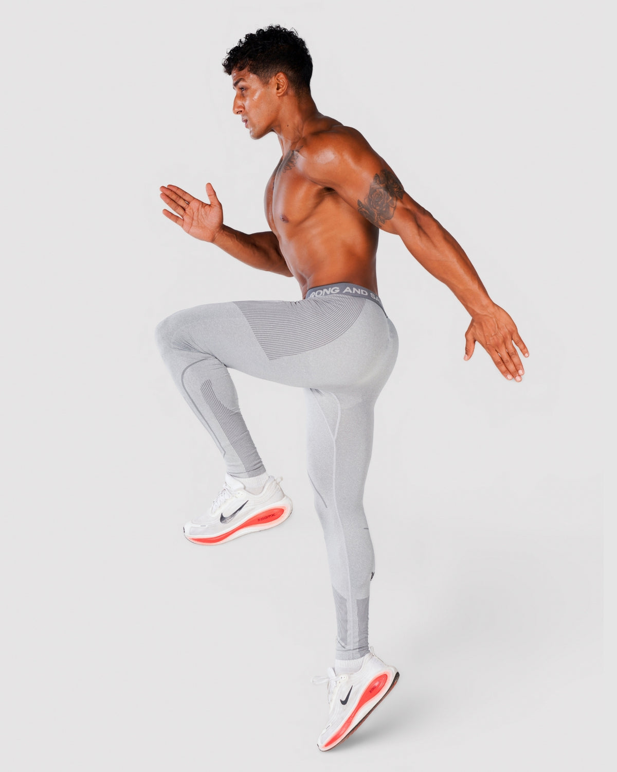 Progress Seamless Leggings - Grey Marl