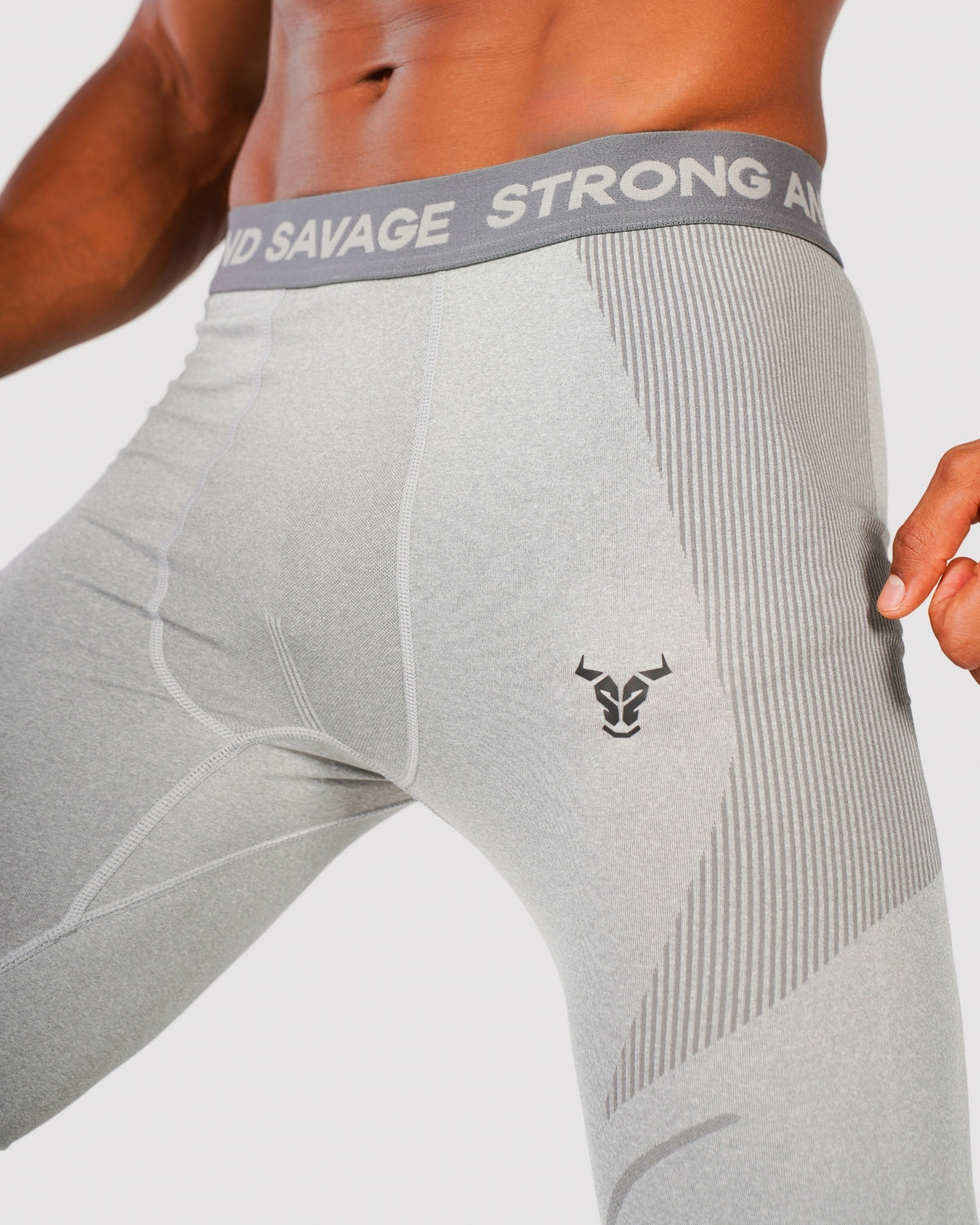 Progress Seamless Leggings - Grey Marl