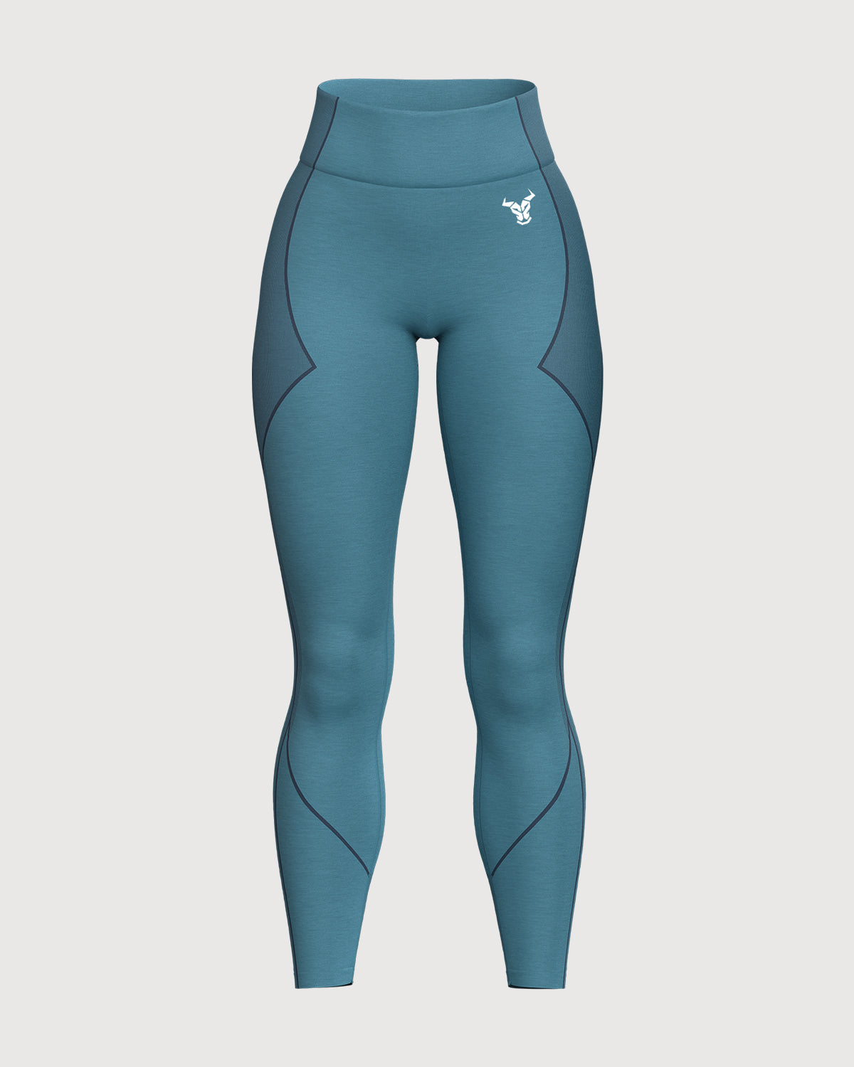 Progress Seamless Leggings - Blue Marl