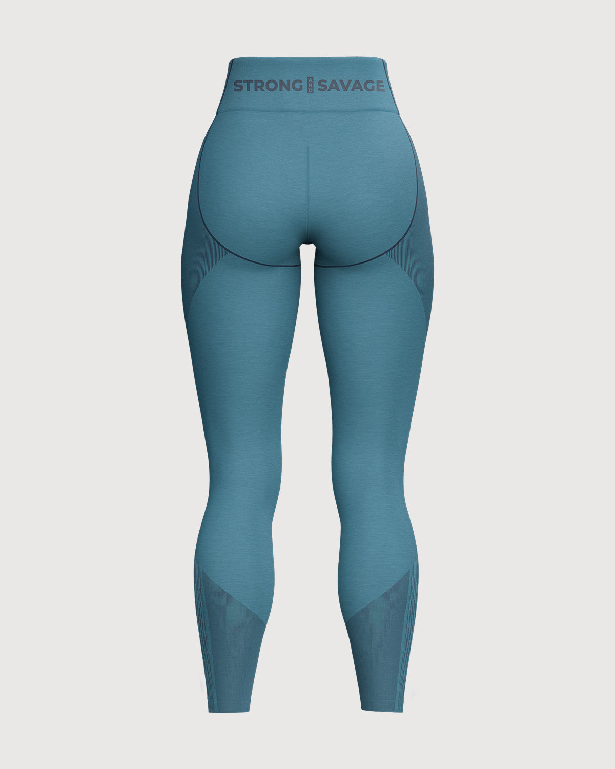 Progress Seamless Leggings - Blue Marl