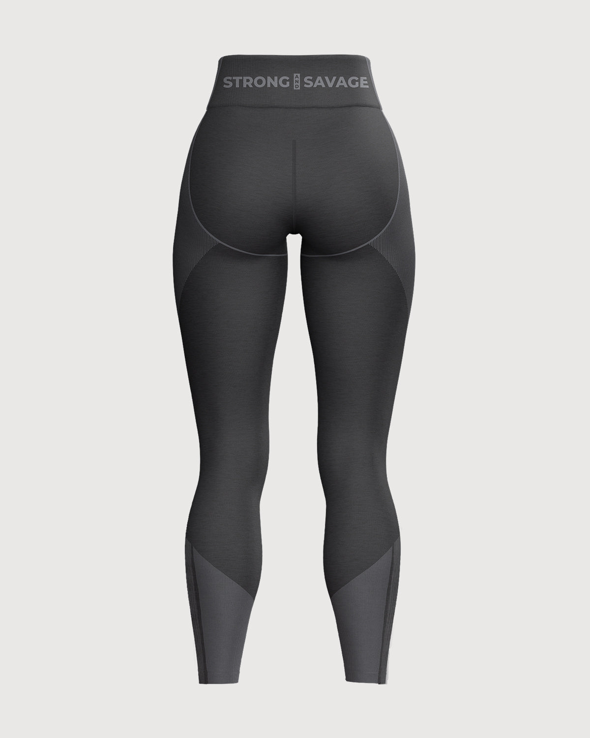 Progress Seamless Leggings - Black Marl