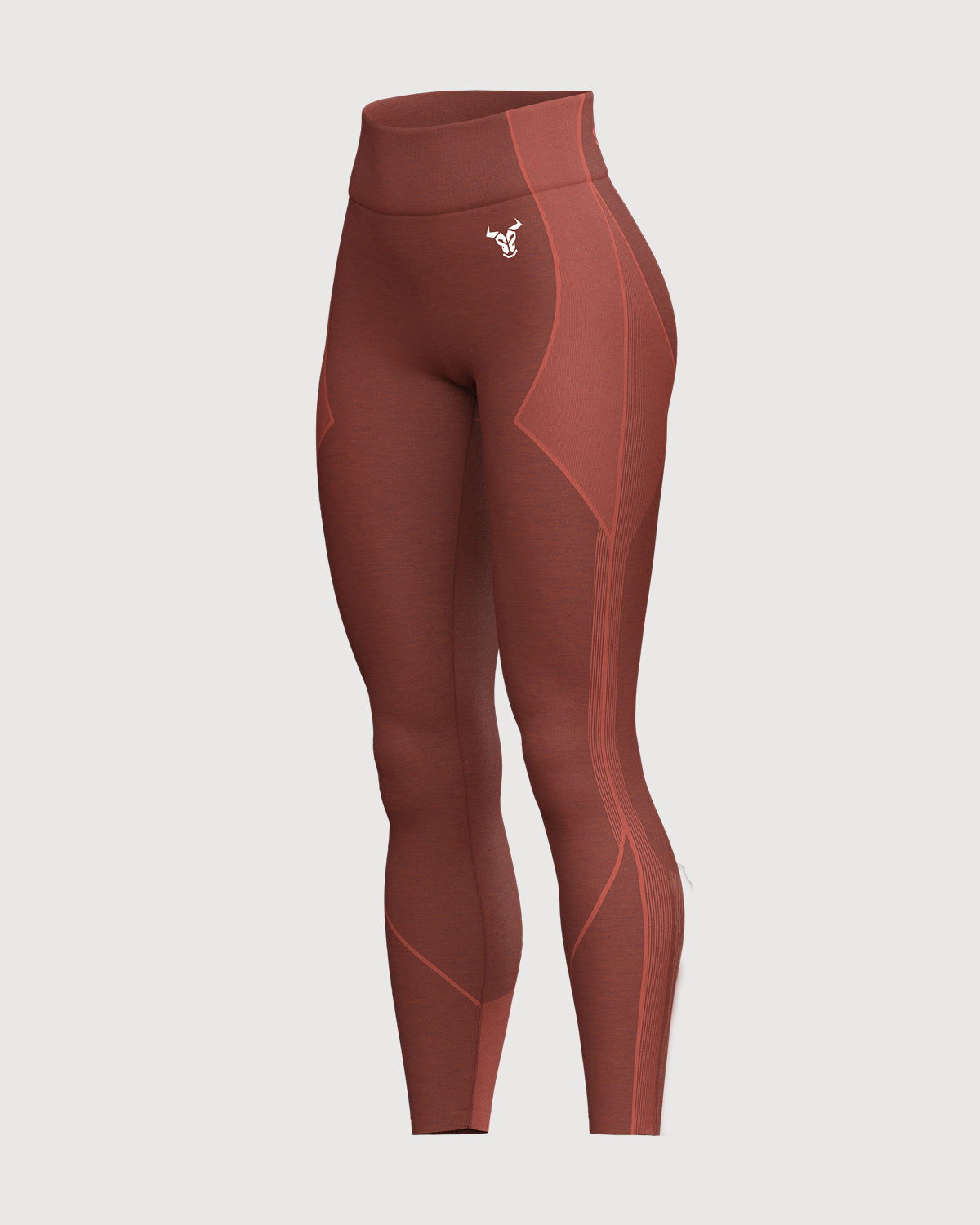 Progress Seamless Leggings - Coral Marl