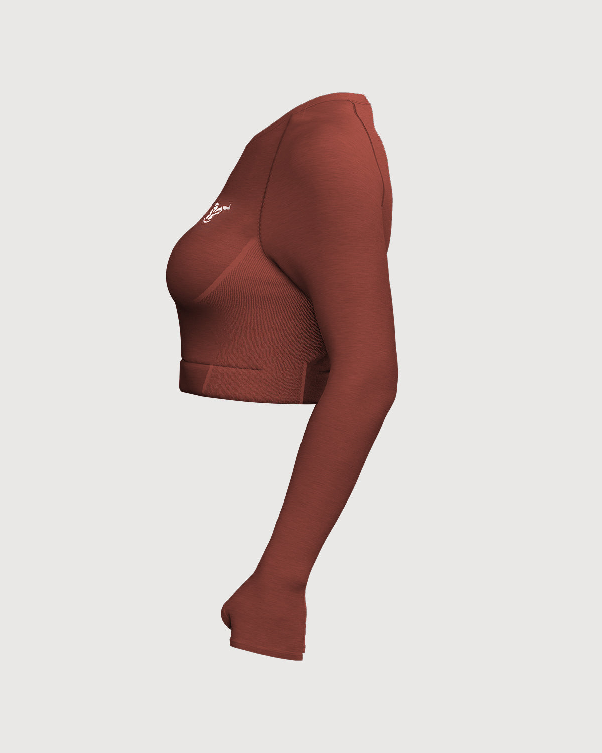 Progress Seamless Crop Top - Coral Marl