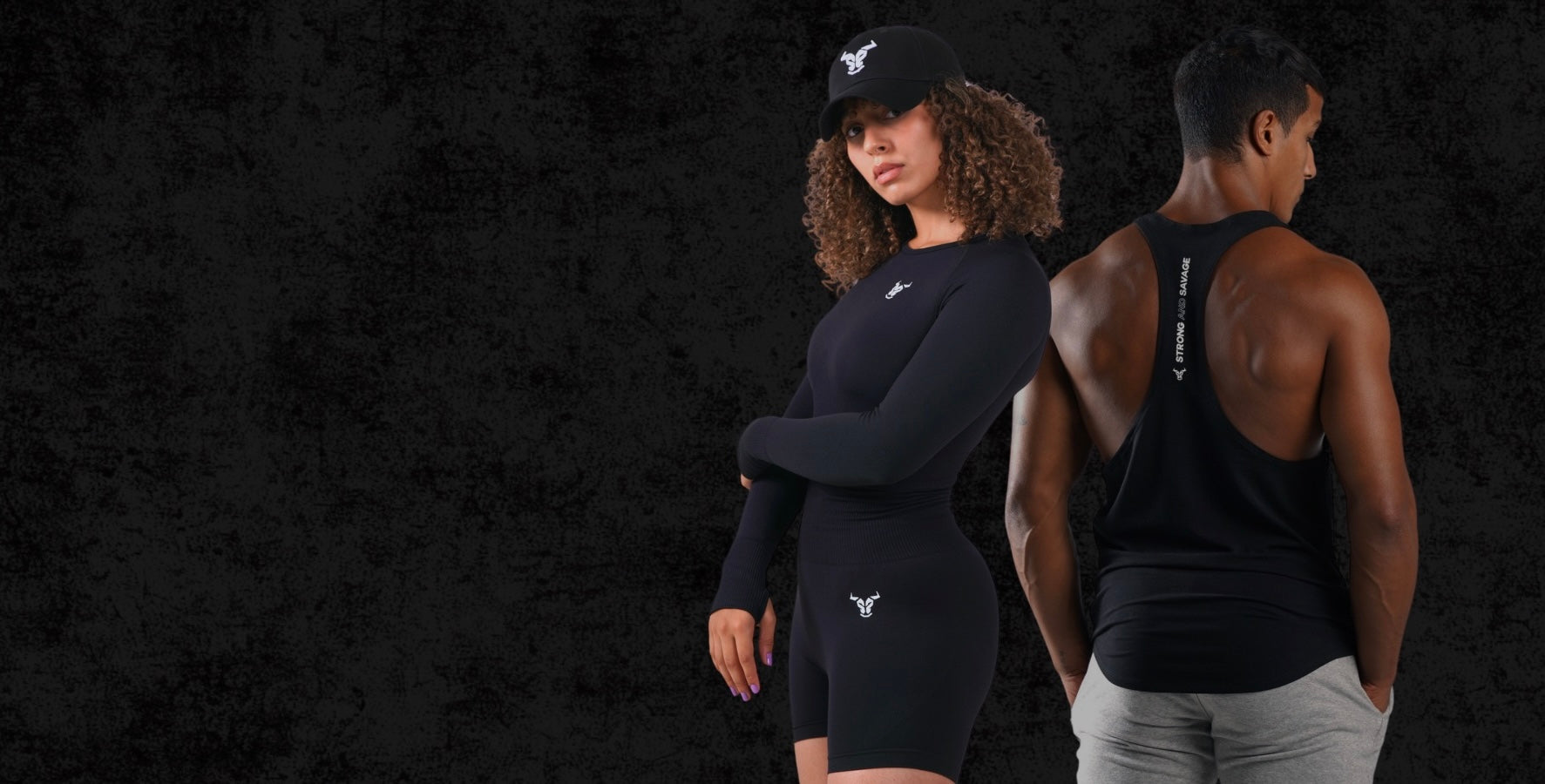 Black gym wear & workout clothes