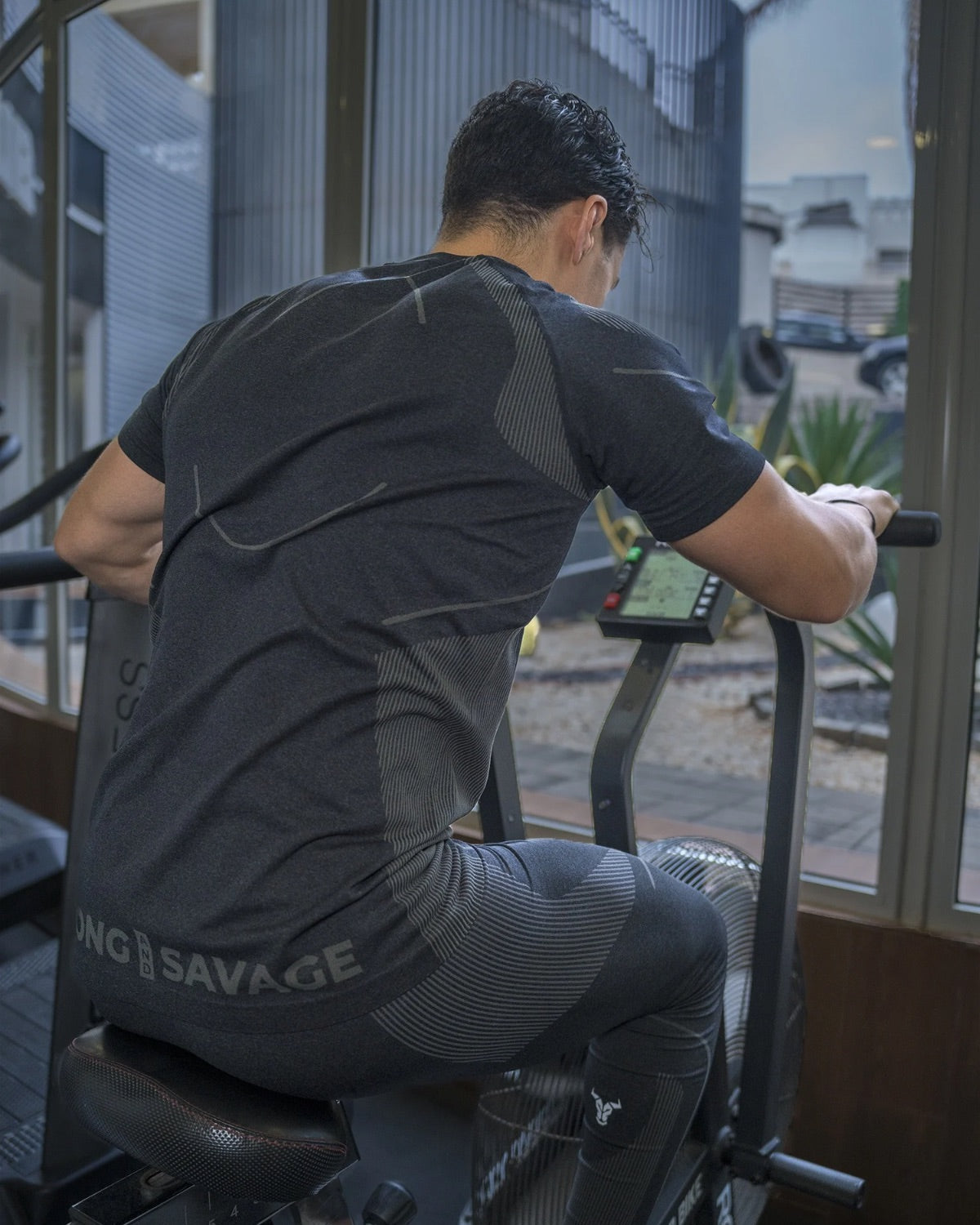 Progress Seamless T-shirt - Noir chiné