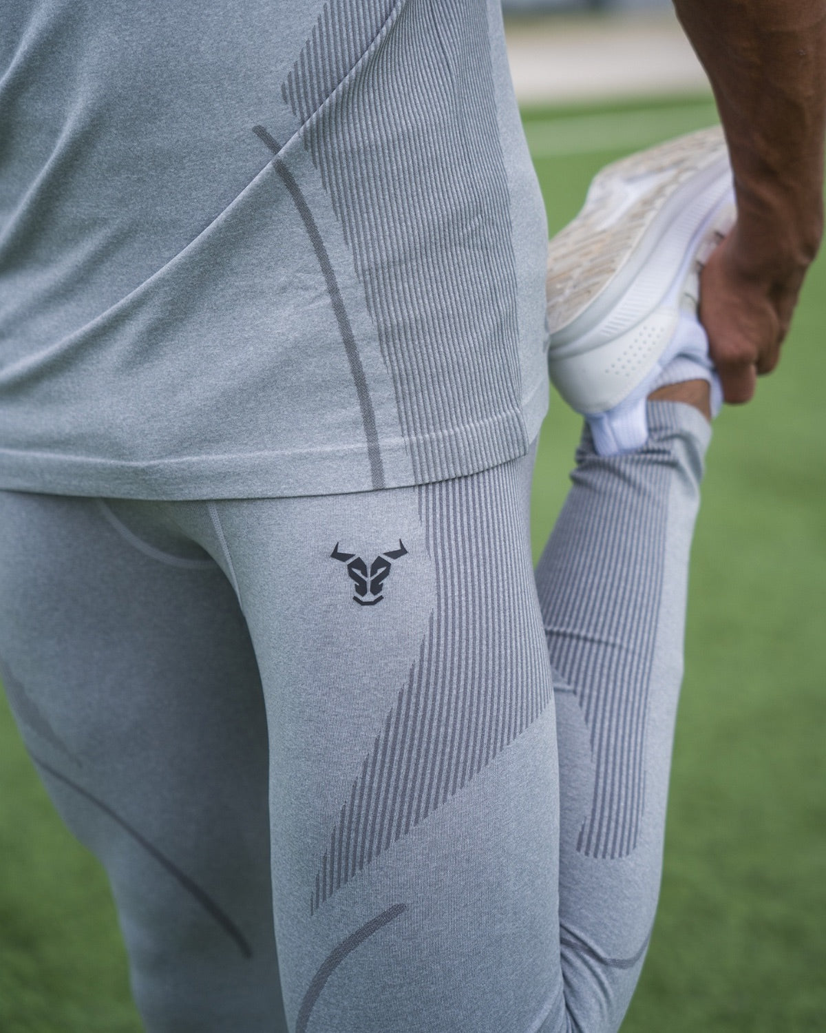 Progress Seamless Leggings - Gris Chiné