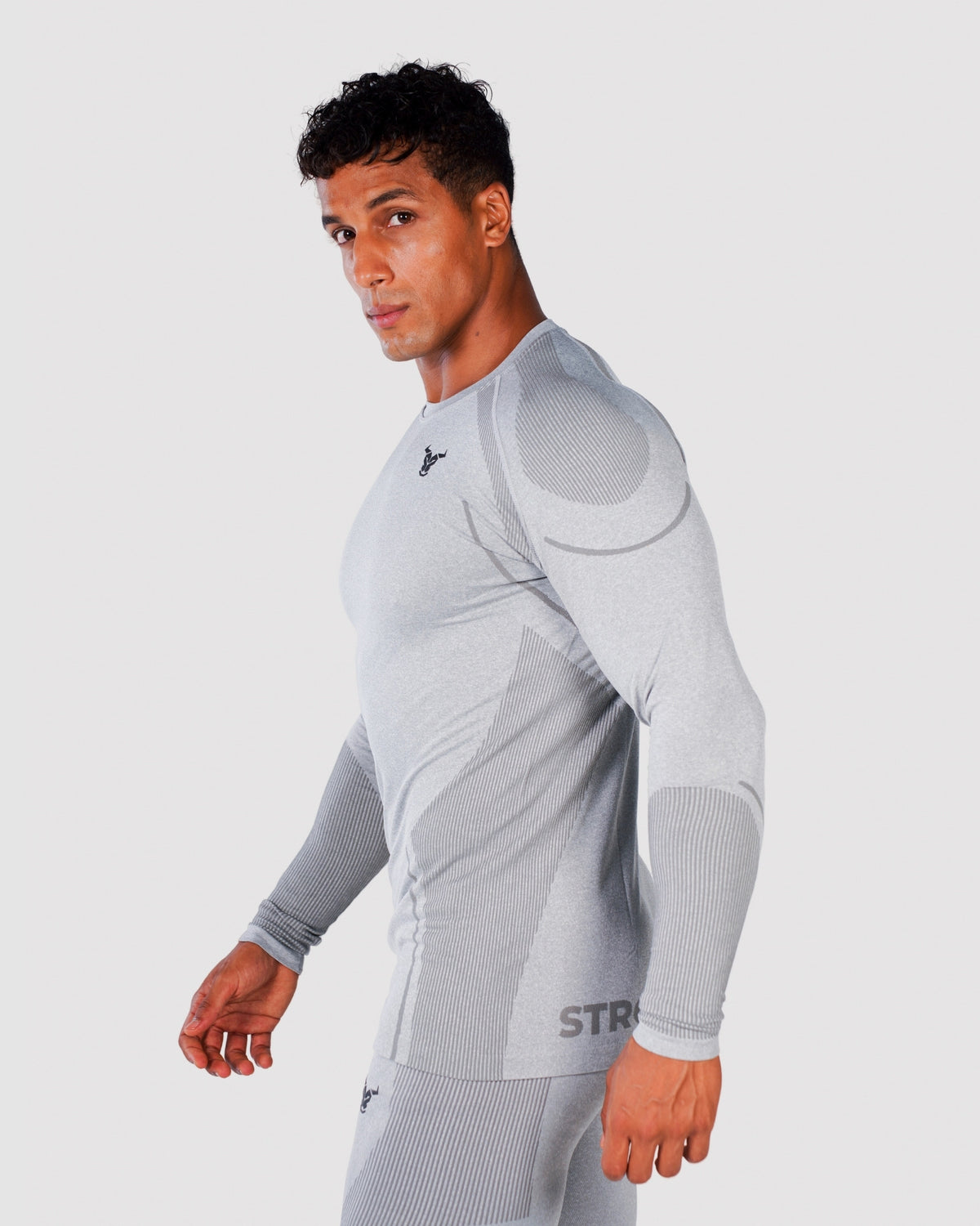 Progress Seamless Long Sleeve - Grey Marl