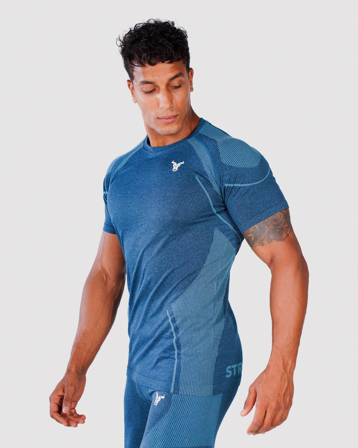 Progress Seamless T-Shirt - Navy Marl