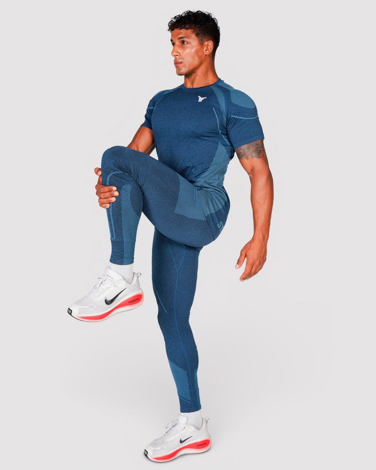 Progress Seamless T-Shirt - Navy Marl
