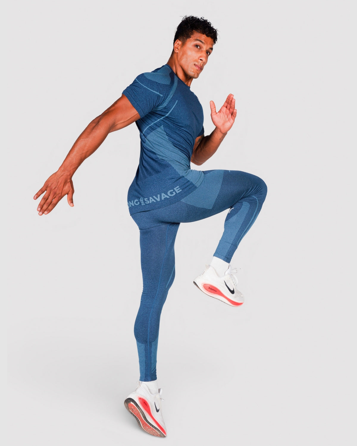 Progress Seamless T-Shirt - Navy Marl