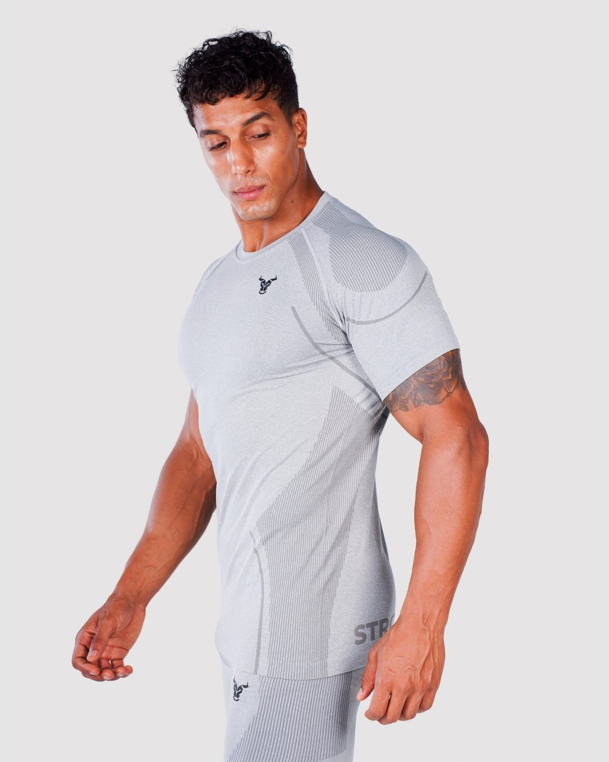 Progress Seamless T-shirt - Grey Marl
