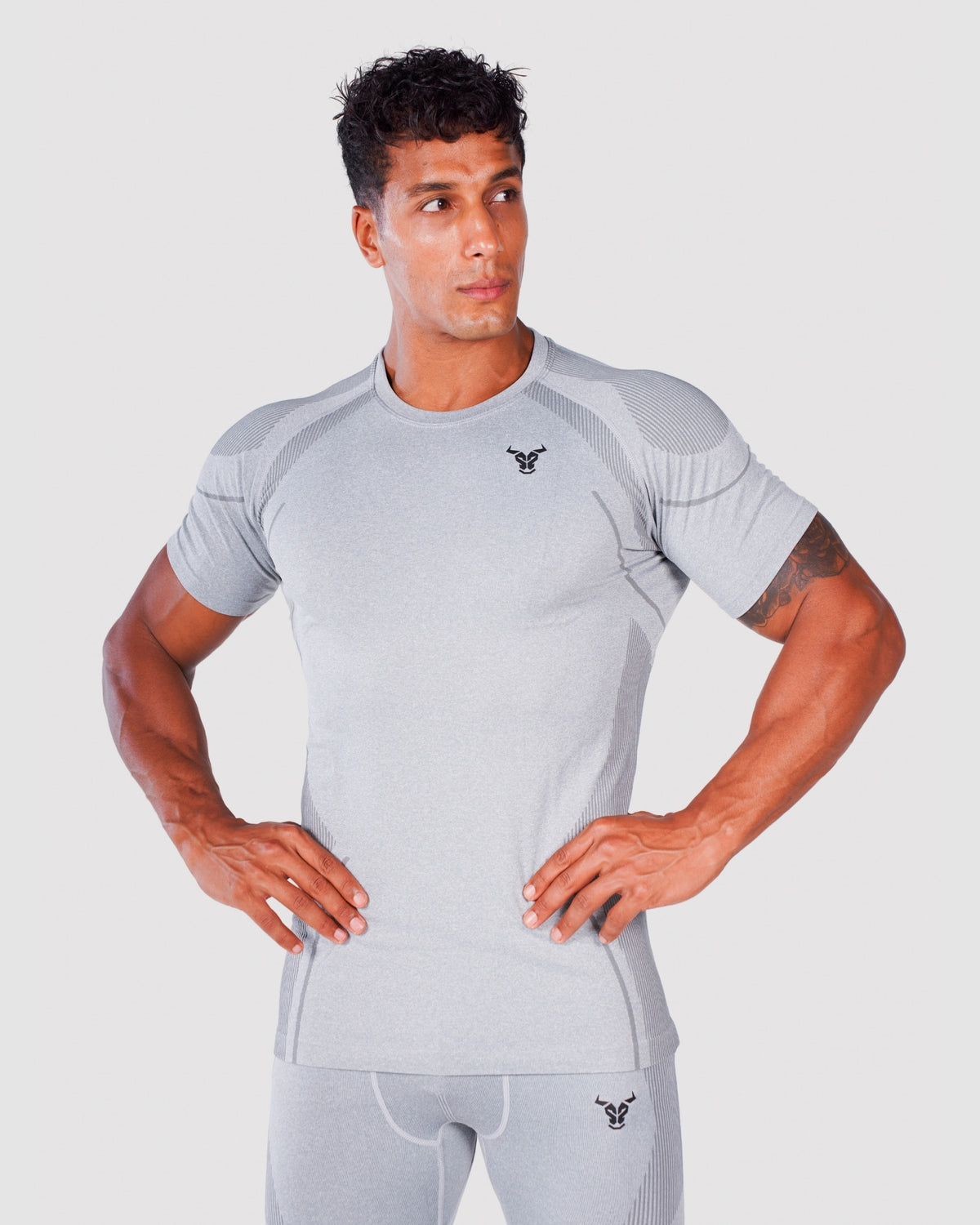 Progress Seamless T-shirt - Grey Marl