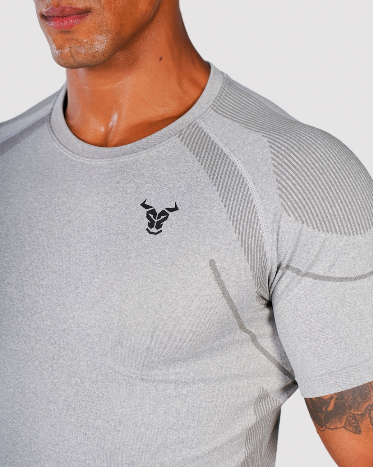 Progress Seamless T-shirt - Grey Marl