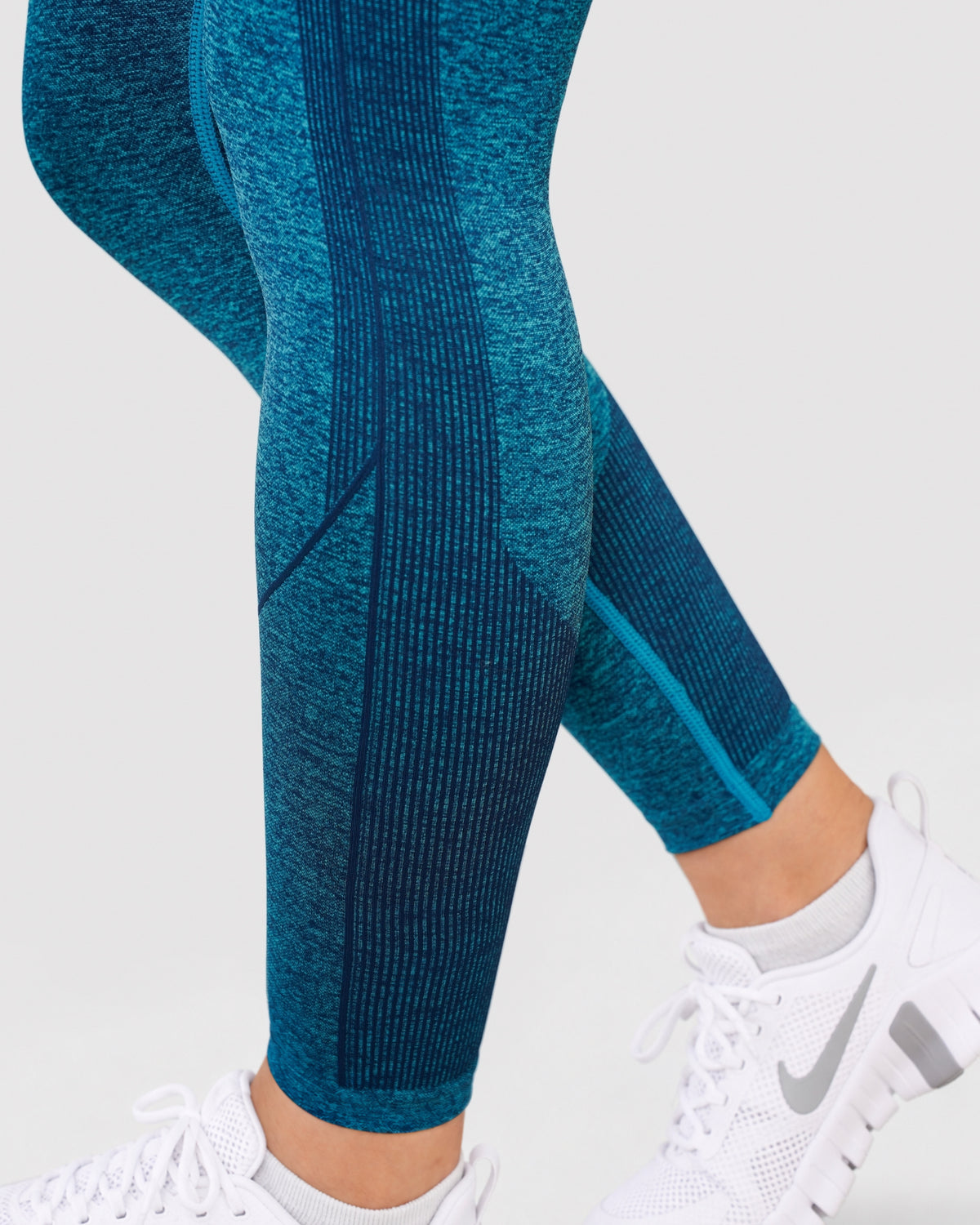 Progress Seamless Leggings - Blue Marl