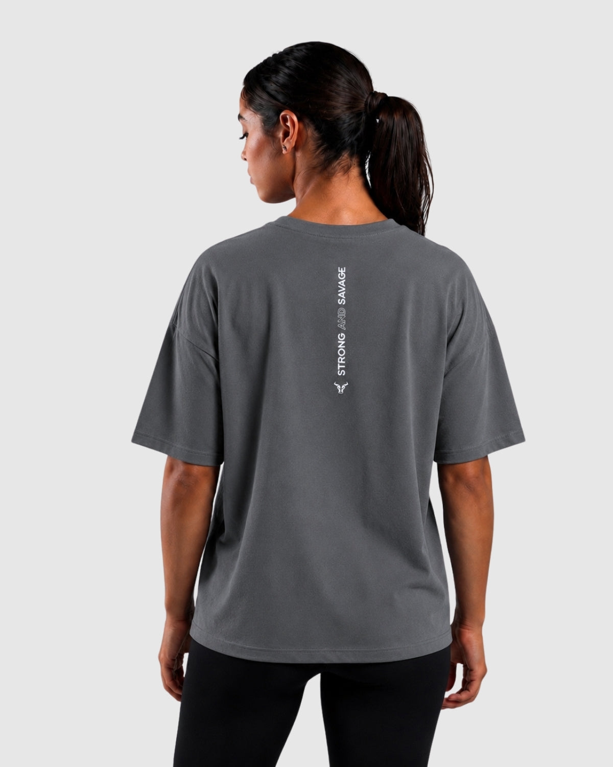 Essential Oversized Women T-shirt - Grey