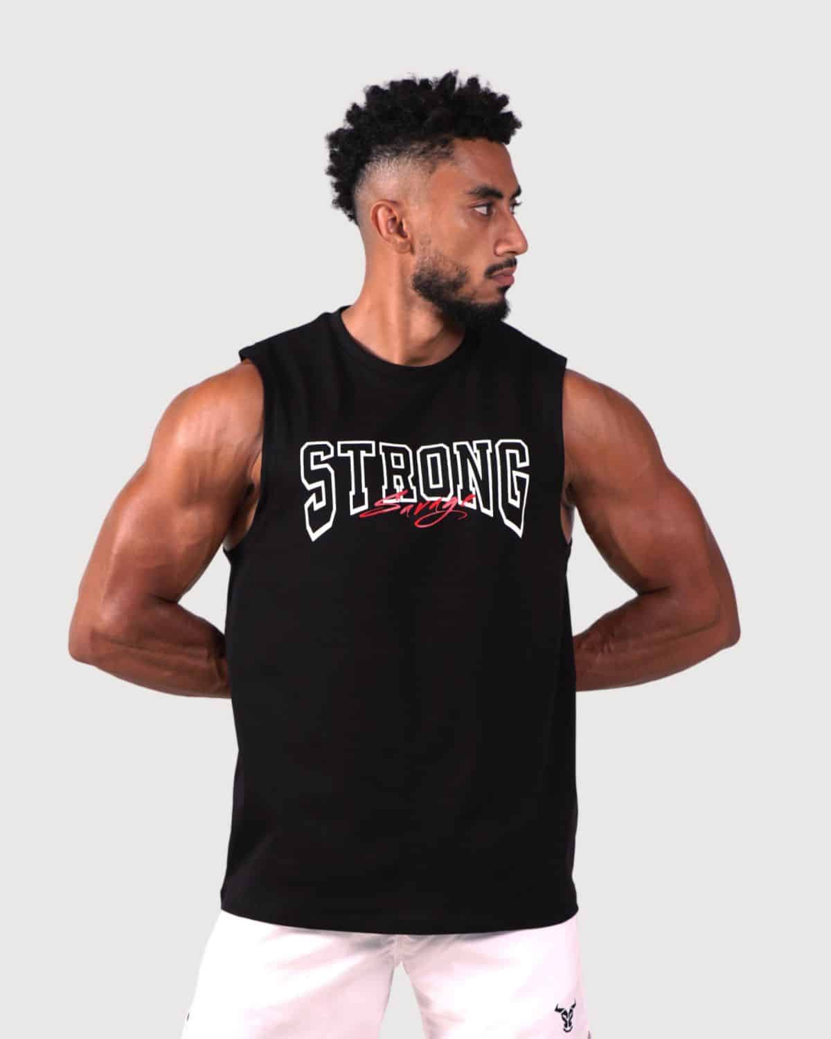 Strong Oversized Tank - Black