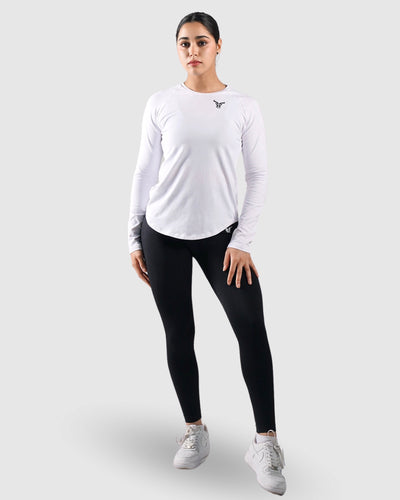 Essential Long Sleeve Women - White