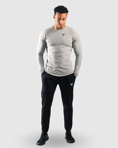 Essential Long Sleeve - Grey Marl