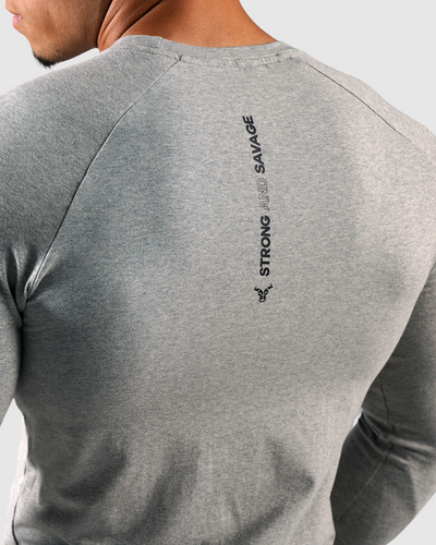 Essential Long Sleeve - Grey Marl