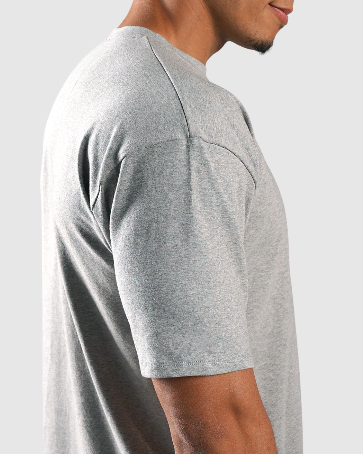 Essential Oversized T-shirt - Grey Marl