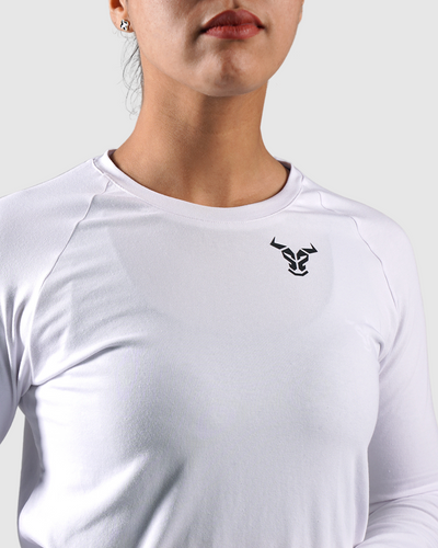 Essential Long Sleeve Women - White