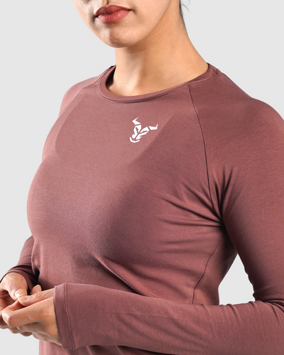 Essential Manches Longues Femme - Bordeaux