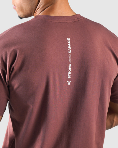 Essential Oversized T-shirt - Burgundy