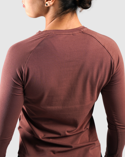 Essential Manches Longues Femme - Bordeaux