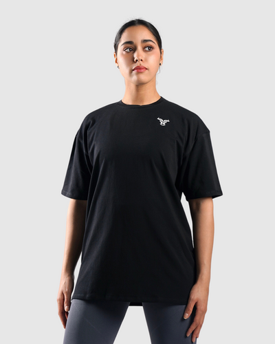 Essential Oversized Women T-shirt - Black