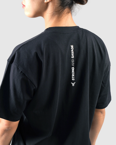 Essential Oversized Women T-shirt - Black