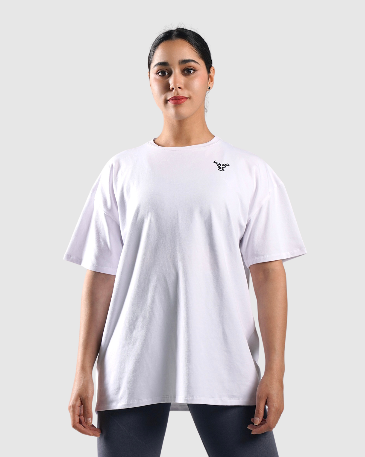 T-shirt Femme Essential Oversize - Blanc