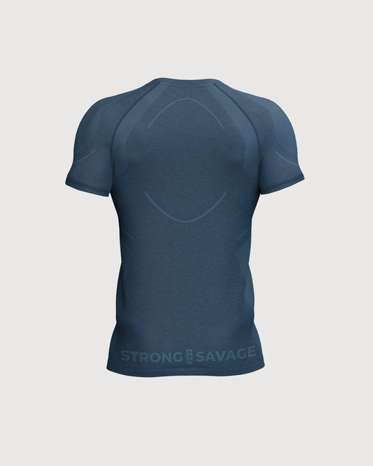 Progress Seamless T-shirt - Bleu