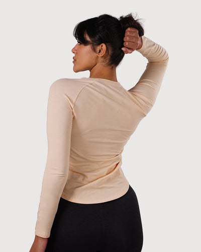 Essential Manches Longues Femme - Crème 